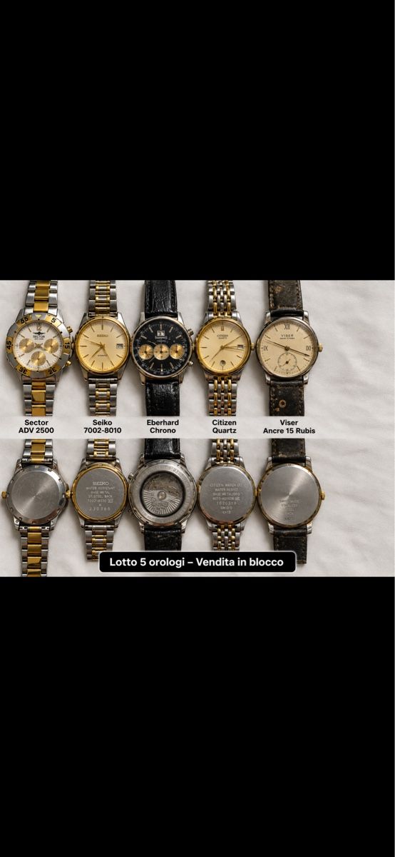 Eberhard & Co. Orologi: Diverse vintage Uhren  – Usato da Effretikon venduto da lef_5v62