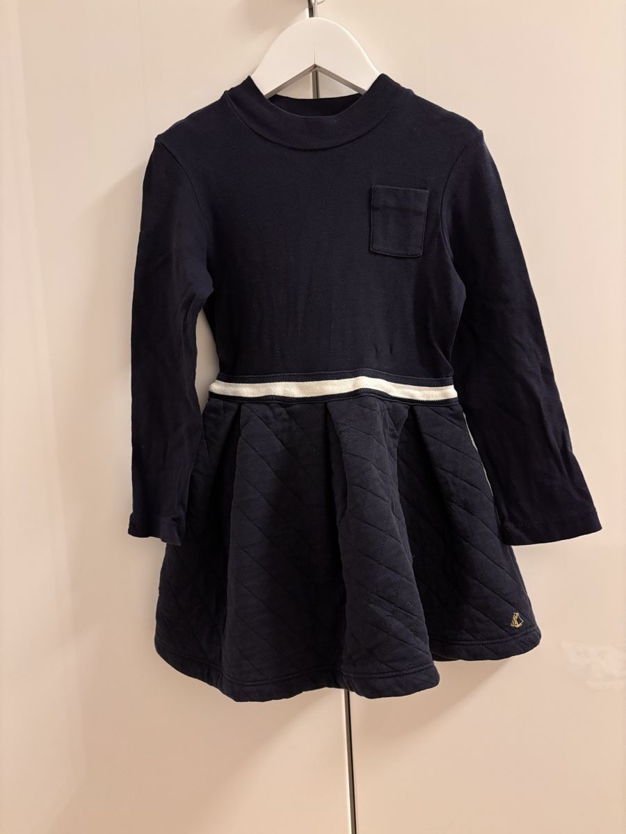 Petit Bateau Robes et jupes: Petit Bateau Kleid, dunkelblau, Gr.110 – D'occasion à Au ZH par Melda123
