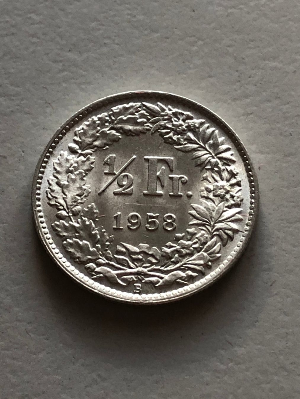 Toutes les monnaies: 50 Rp. 1958 unz. – D'occasion à Schötz par Odpa
