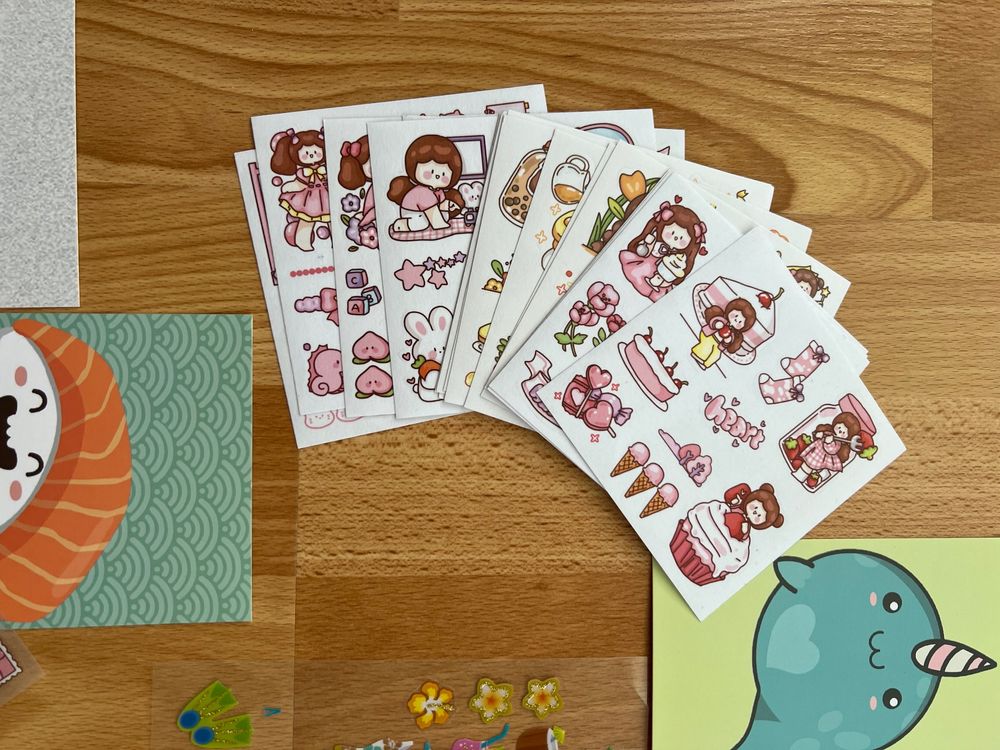Karten und Stickers / kawaii Art / Kindlich / Süss, niedlich (Gebraucht ...