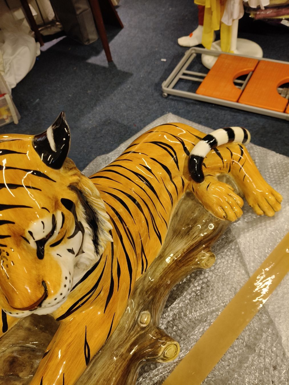 Statuette: Tiger aus Keramik – Usato da Zwingen venduto da inf_2blh 1
