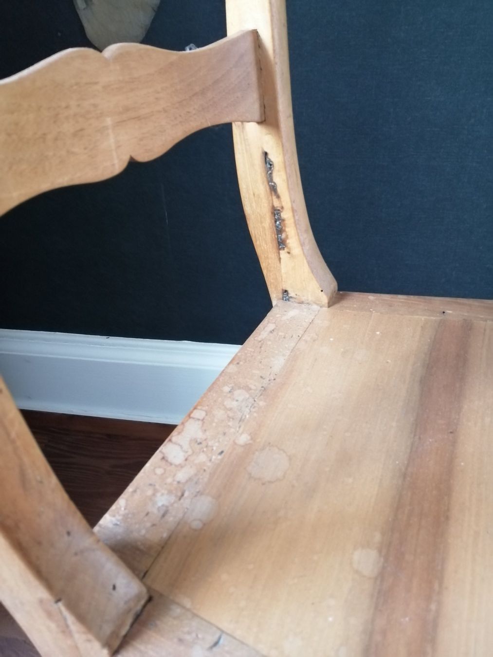 Chaises: Antiker Holzstuhl Biedermeier – D'occasion à Luzern par Asepia 3