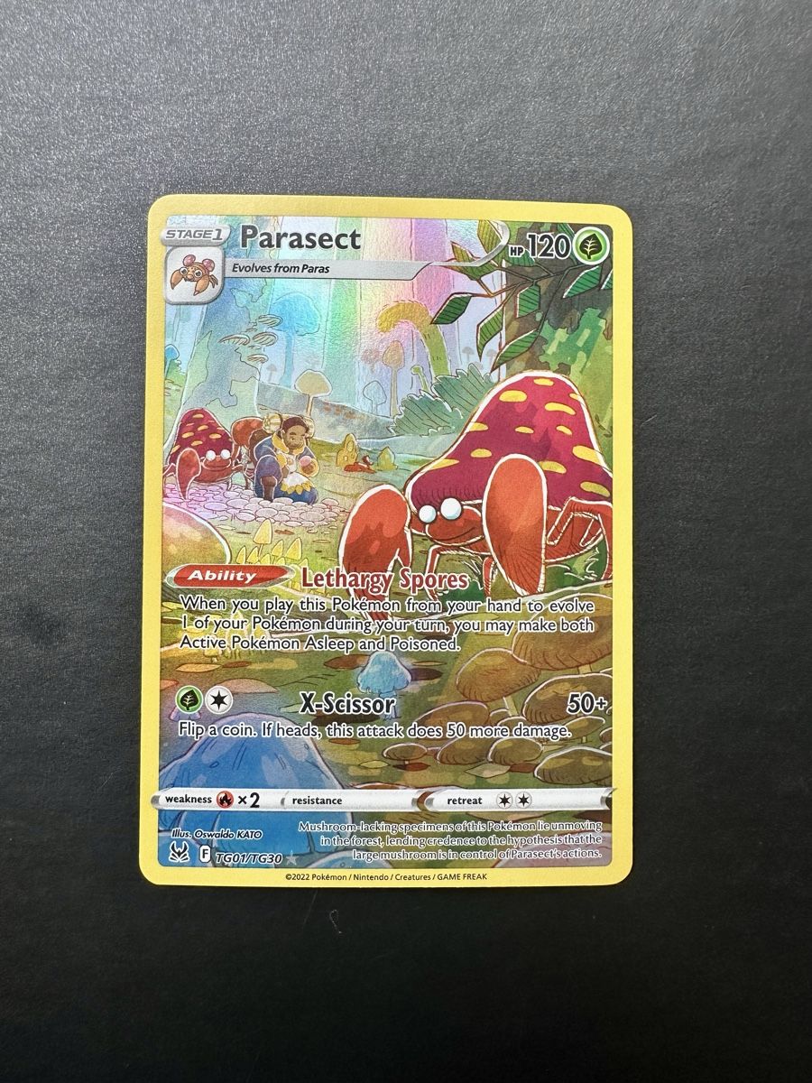 Pokémon Sammelbilder & Trading cards: Parasect #TG01 - Pokemon Lost Origin – Gebraucht aus Bern von HugoStiglitz11