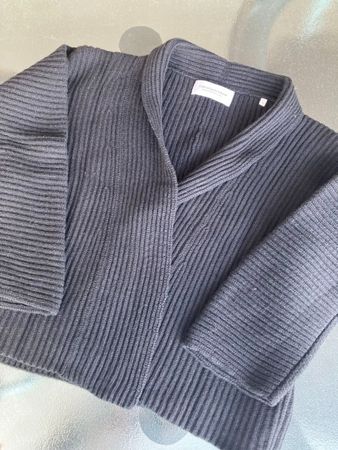 Collectif Mon Amour Kaschmir Strickjacke, Gr. S, schwarz