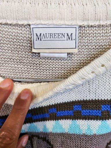 Element Maglioni & Felpe: Strickpullover im Vintage-Stil mit Muster - Nordisches – Usato da Zug venduto da vinokilo 4