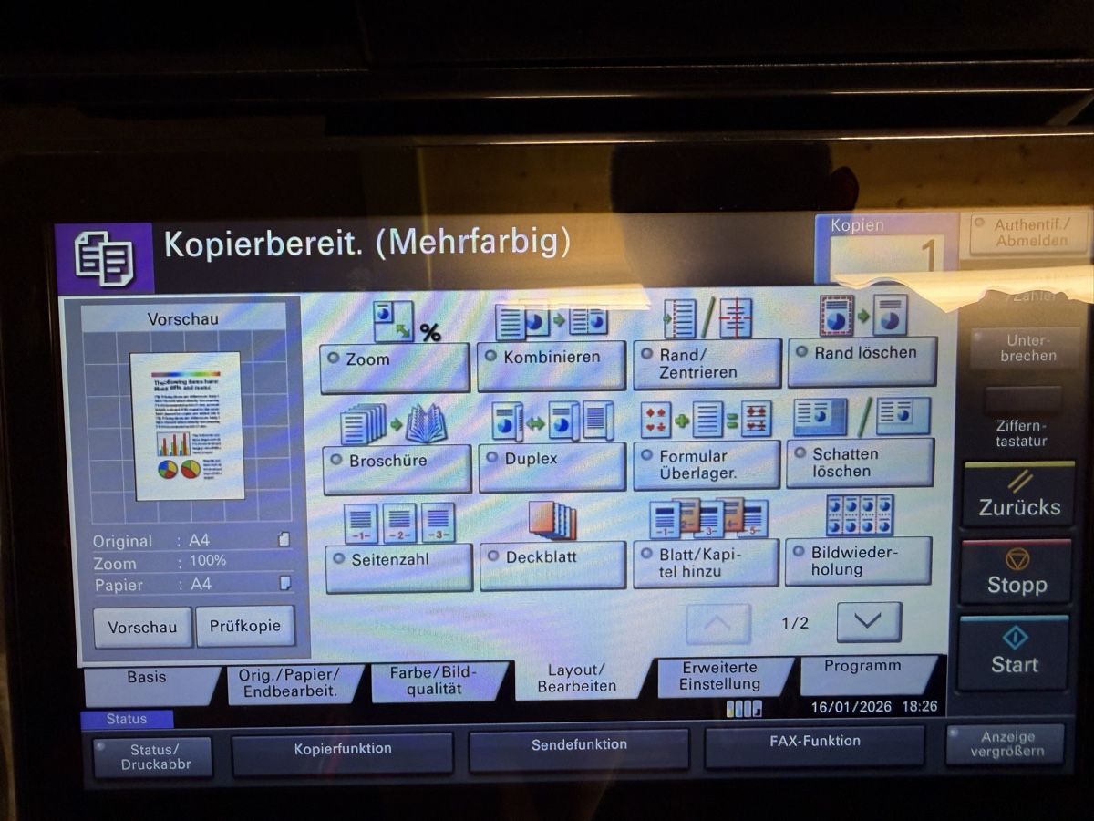 Kyocera Fotocopiatrici: Kyocera Taskalfa 4053ci – Usato da Zürich venduto da Zvijerka 5