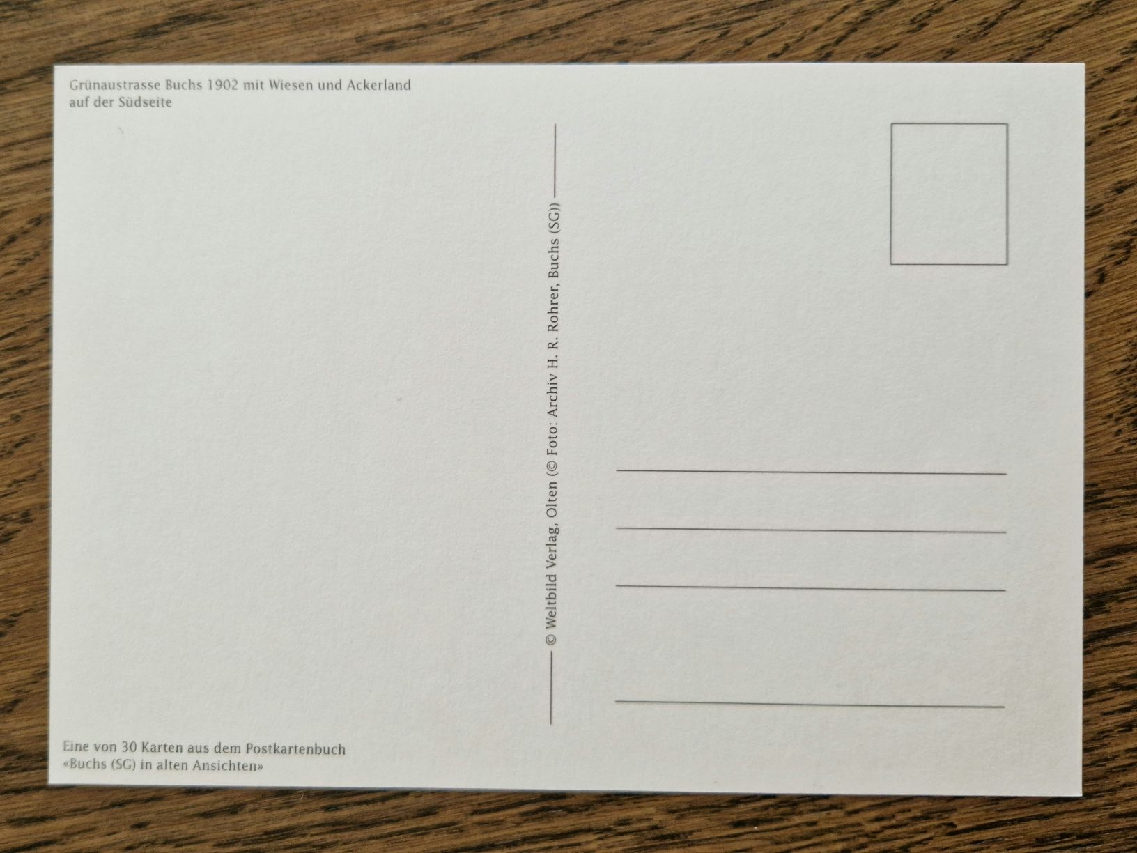Cartoline postali: 30 Nachdrucke "Buchs in alten Ansichten" – Usato da Ebikon venduto da Donar50 1