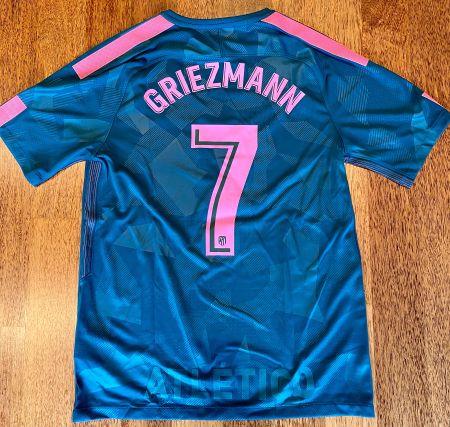 Atletico Madrid away Shirt - 2017/18 - mit Print Griezmann