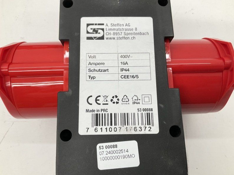 CEE Verteiler 16A 5P 415V 1x Gerätestecker 3x CEE 16/5 (Neu und ...