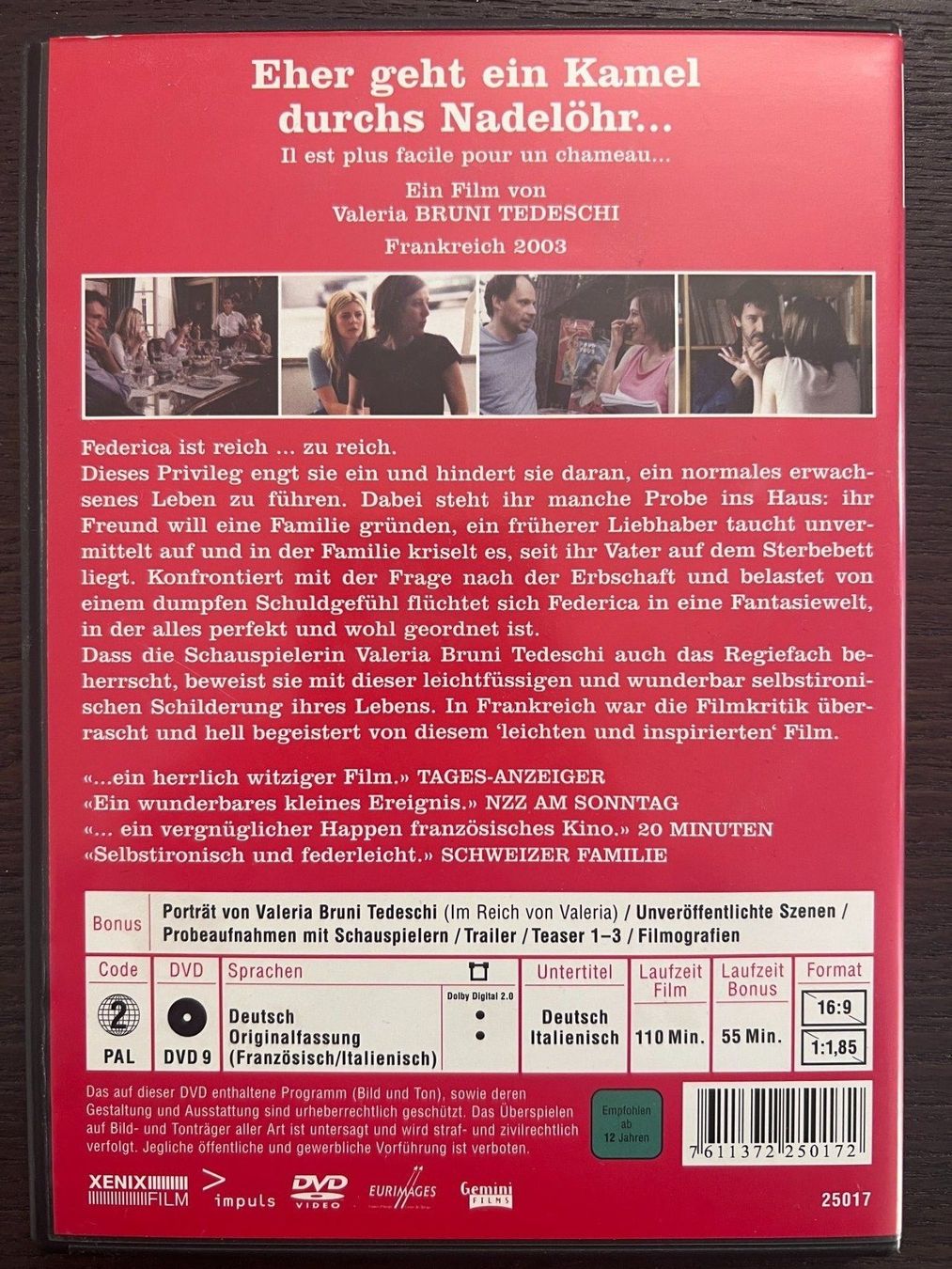 Alle DVDs: Eher geht ein Kamel durchs Nadelöhr... – Gebraucht aus Zürich von FilmFreunde 1