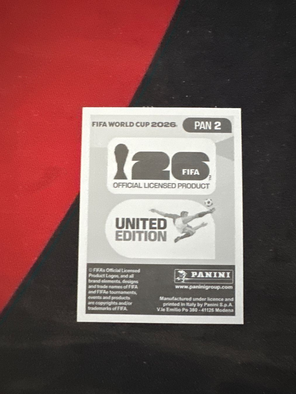 Panini Carte collezionabili: Panini FIFA WM 2026 Sticker - PAN 2 – Usato da Sulz AG venduto da DealWerk 1