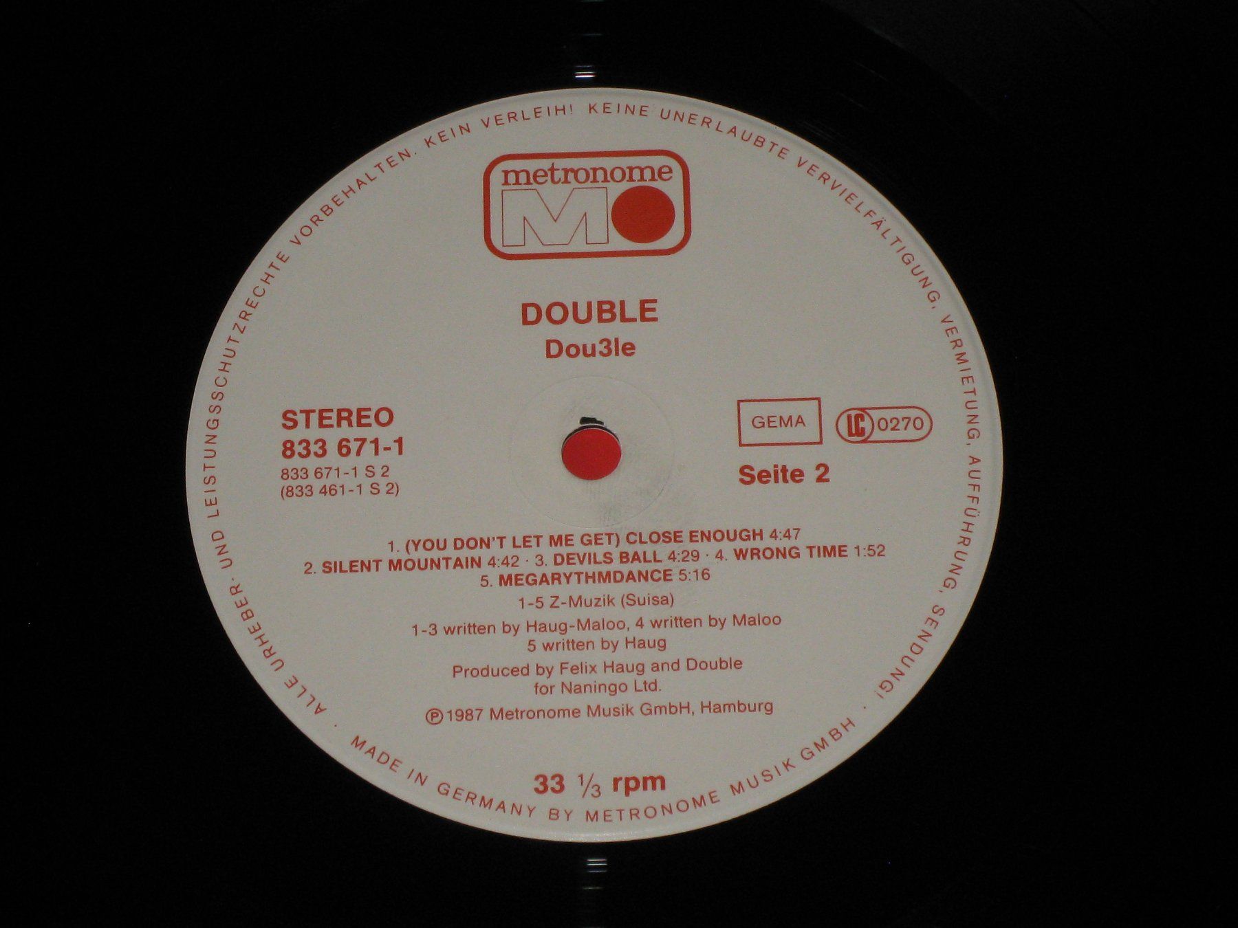 Schallplatten: LP - DOUBLE - DOU3LE – Gebraucht aus Steckborn von Quo7 2