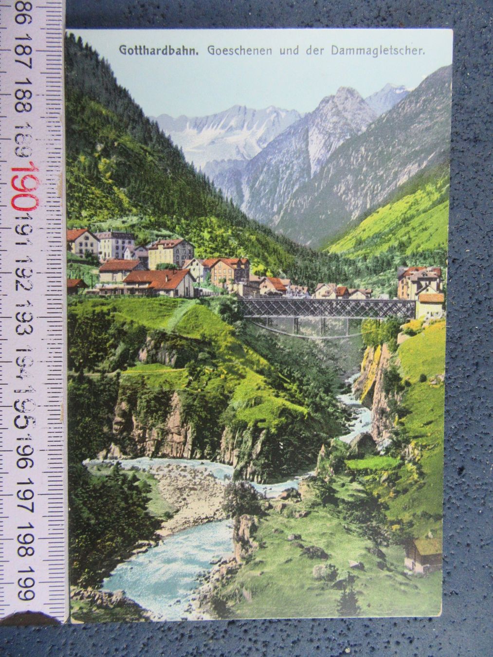 Cartoline postali: GOESCHENEN URI AK GOTTHARDBAHNSTRECKE – Usato da Ettingen venduto da Hausi4711