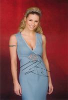 Original Autogramm von MICHELLE HUNZIKER auf Großfoto