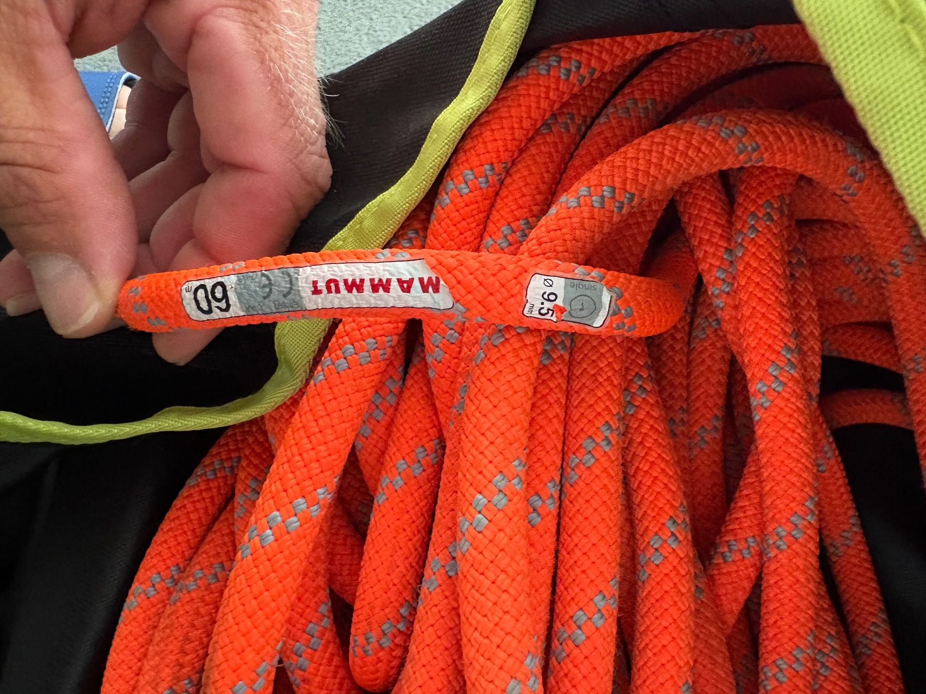 Mammut Attrezzatura da arrampicata: Mammut Kletterseil 60m – Usato da Hergiswil NW venduto da maf_rx6q 1