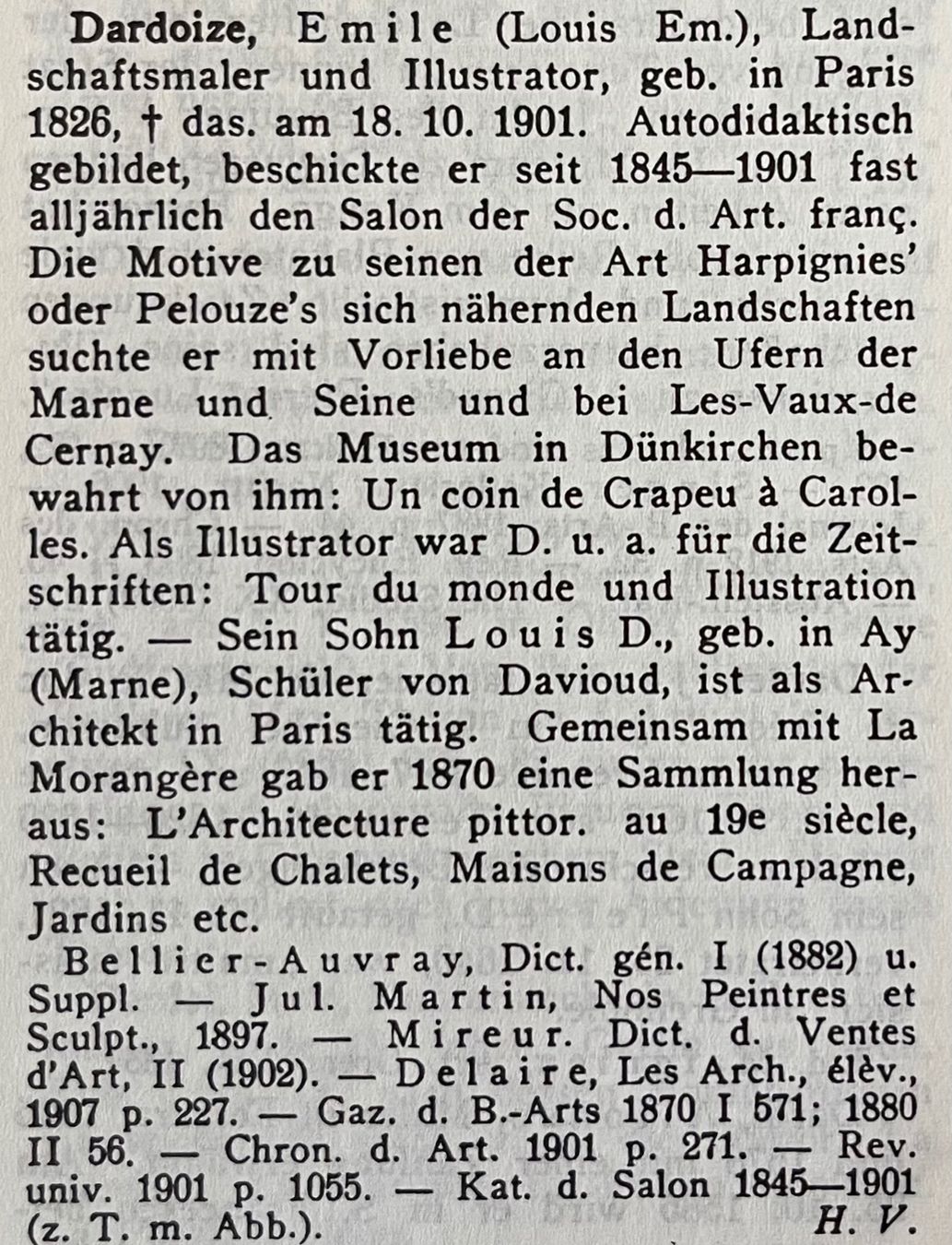 Dipinti: Dardoize Louis Emile (1826-1901) – Usato da Grosshöchstetten venduto da Perle1951 4
