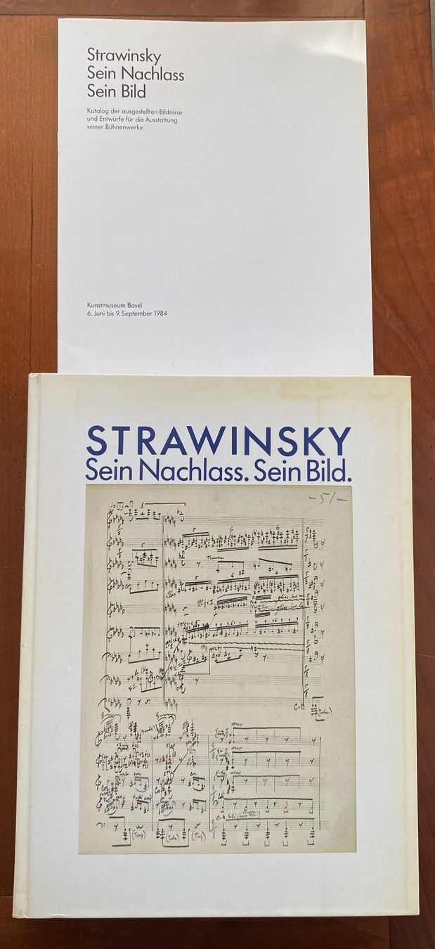 Bücher: Strawinsky Sein Nachlass. Sein Bild. Kunstmuseum Basel 1984 – Gebraucht aus THERWIL von Fcbbasel
