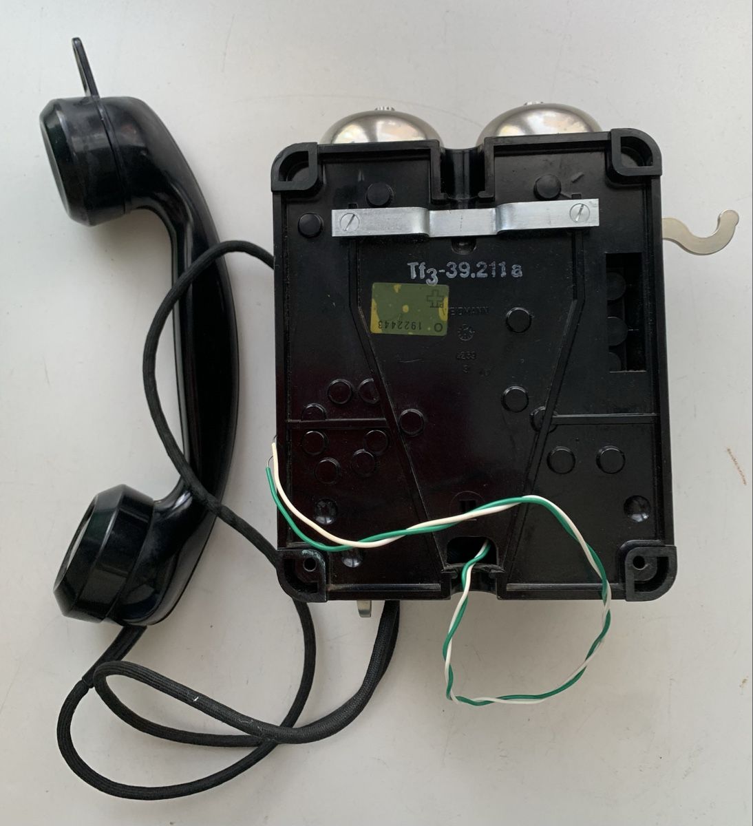 Telefoni: Wandtelefon Weidmann, schwarz – Usato da Egg b. Zürich venduto da ohtannenbaum 1