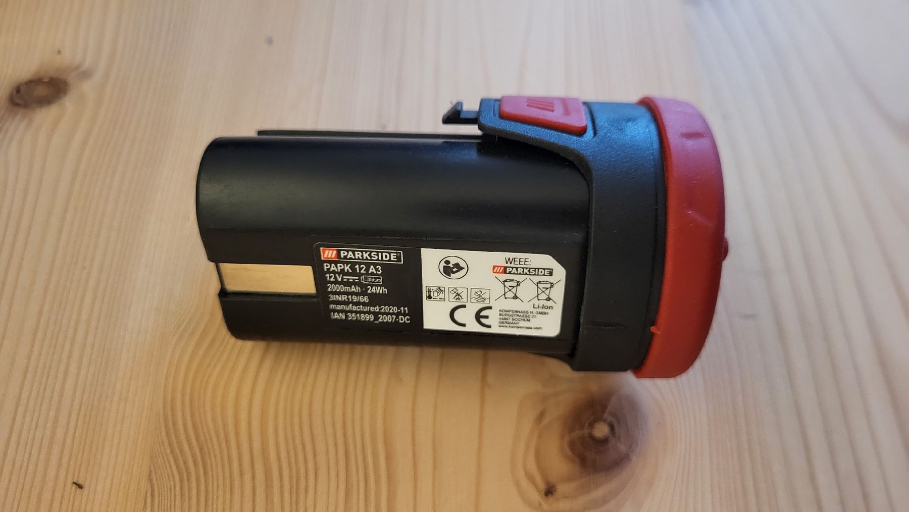 Parkside Akkus & Batterien: PARKSIDE Akku 12V – Gebraucht aus Uffikon von LegoNavi 1