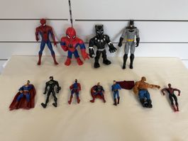 Figurines de super-héros Lot diverse bel état 