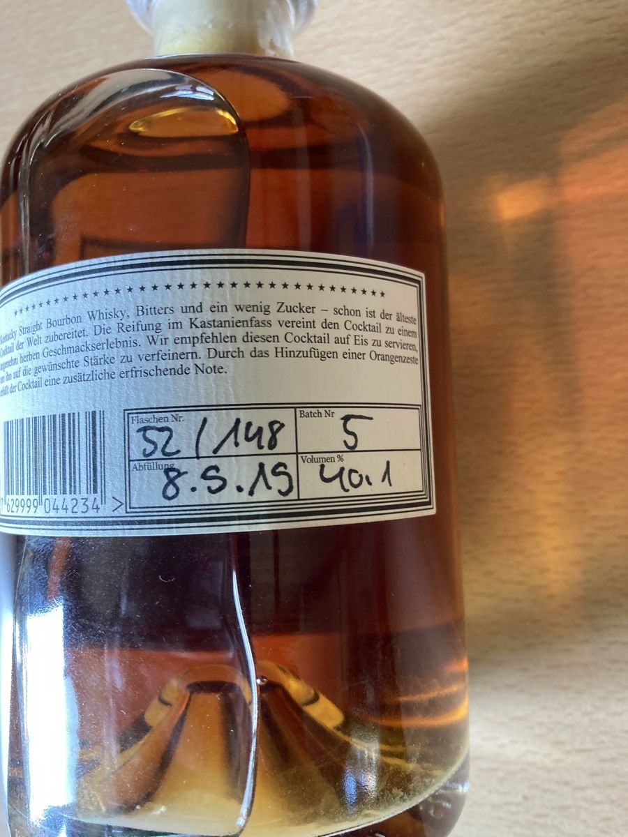 Spiritueux: Barrel Aged Brothers Old Fashioned 50cl neu – Neuf avec emballage d'origine à Niederuzwil par Miami1999 1