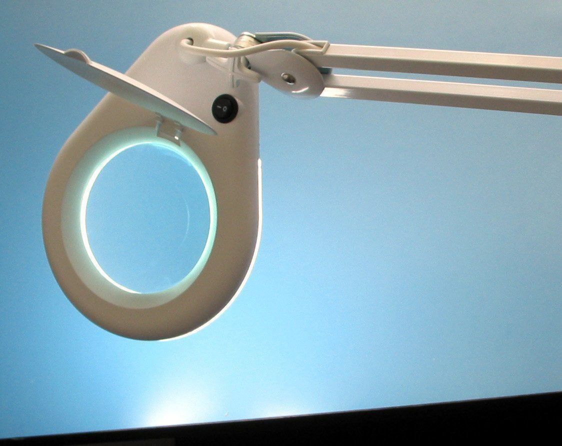 Lampade: Lupenleuchte LED Lupenlampe – Nuovo e nell'imballaggio originale da Gebenstorf venduto da -AMB-