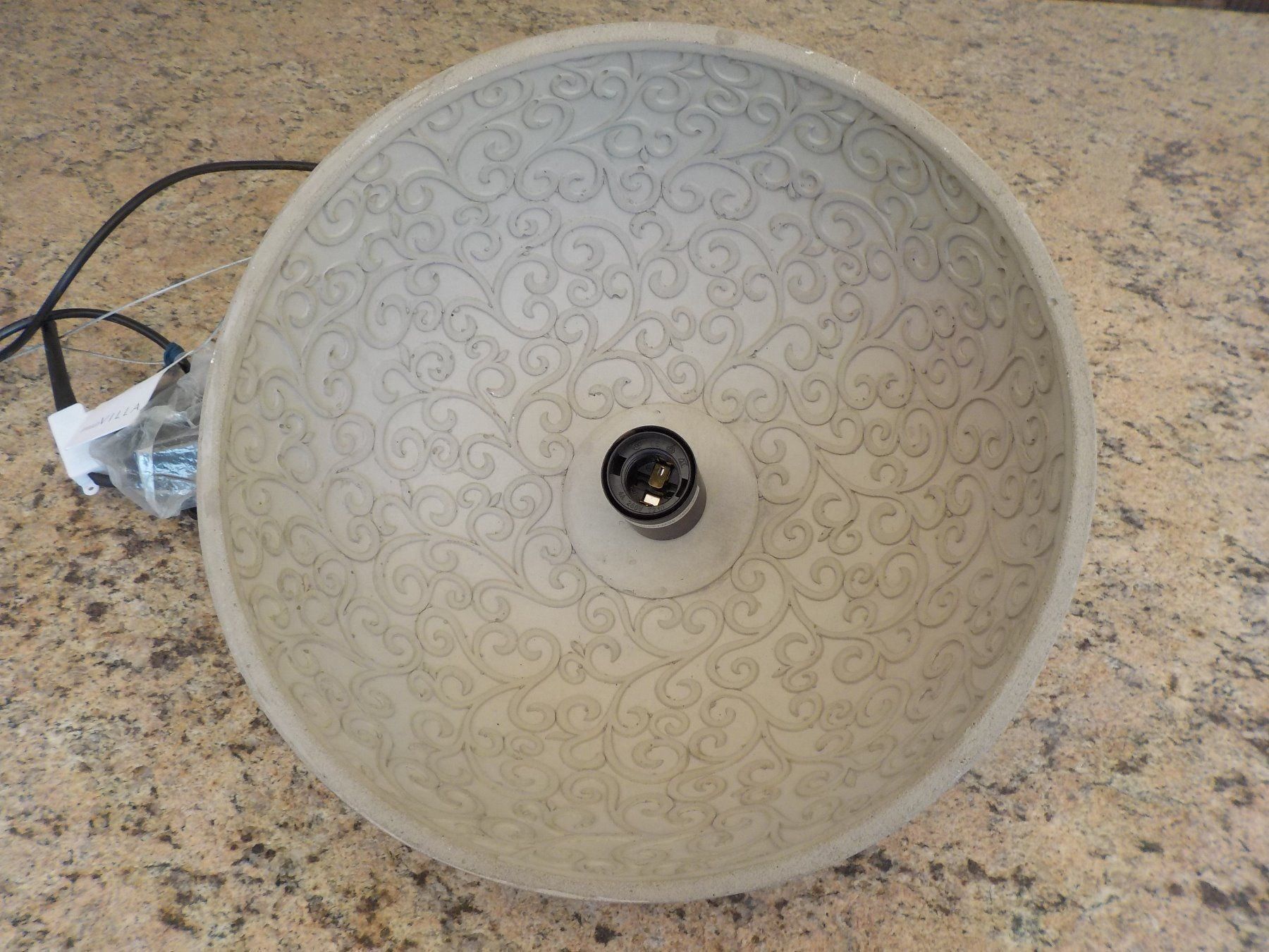 Kronleuchter & Deckenlampen: Lampe Beton Relief - neu – Neu (gemäss Beschreibung) aus Mörschwil von antiksalon 5