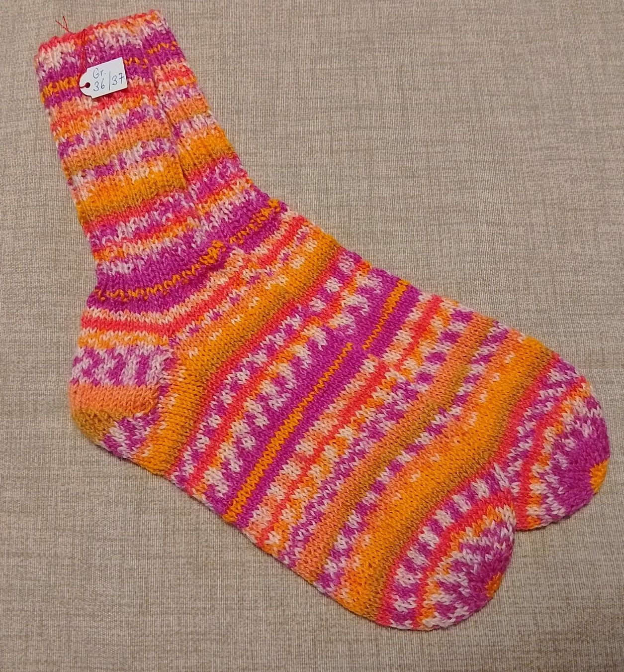 Calze: Gestrickte Socken/Wollsocken Gr. 36/37 – Nuovo e nell'imballaggio originale da Brienz BE venduto da stora