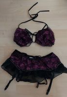 Reizwaesche Set Lila/Schwarz Damen Grösse M