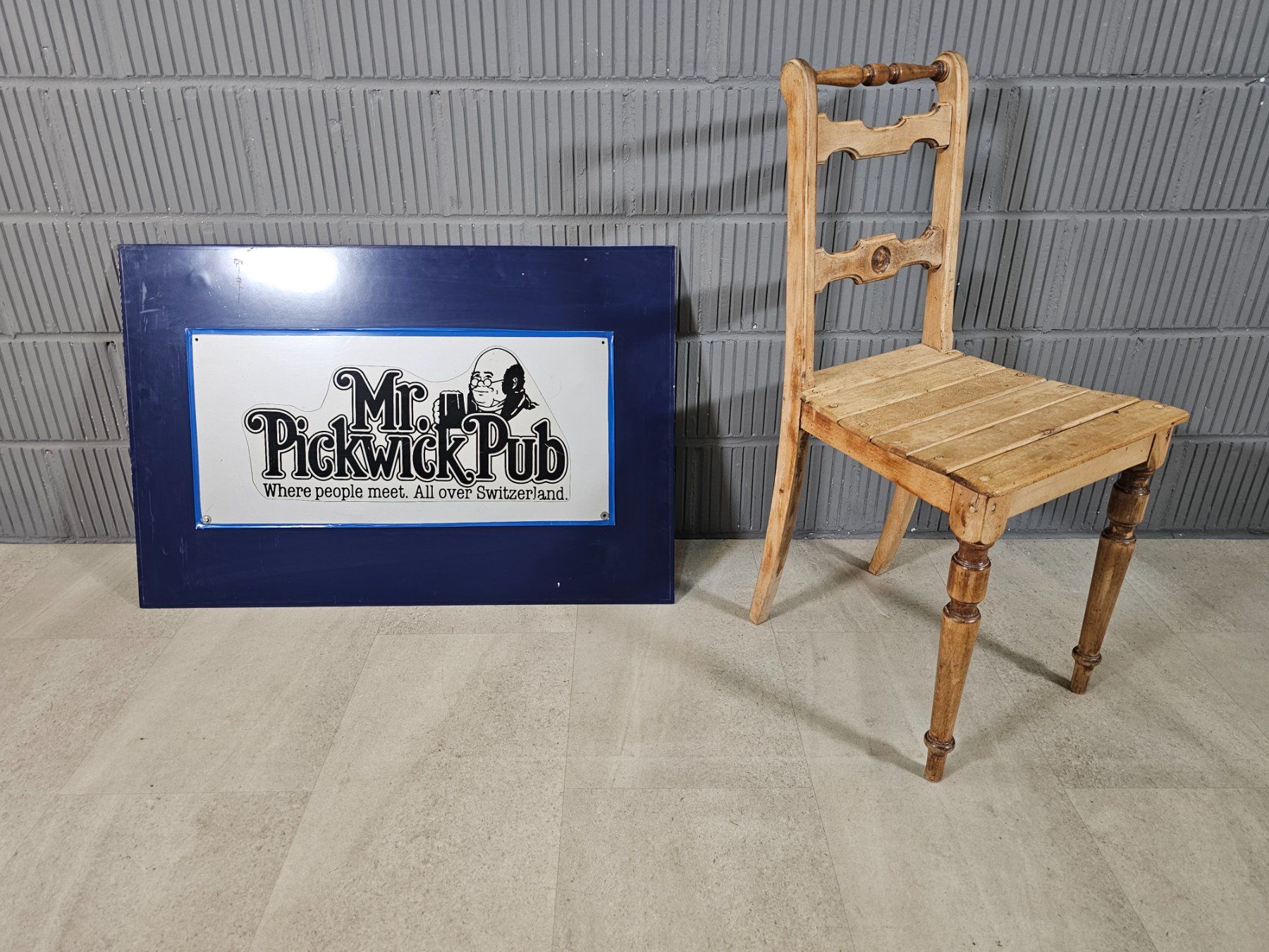 Insegne: Mr. Pickwick Pub Where people meet Schild Blechschild Tafel – Usato da Nottwil venduto da Wondewa-Shop 4