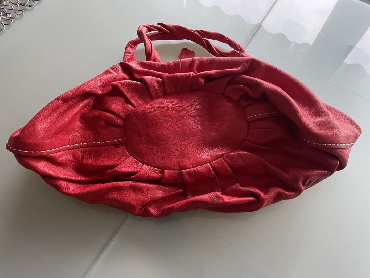 Silvio Tossi Borse da donna: Sac à main en cuir rouge SILVIO TOSSI – Usato da Vuadens venduto da Nina11 2