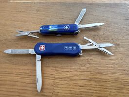 1 Victorinox und ein Wenger Taschenmesser Klein