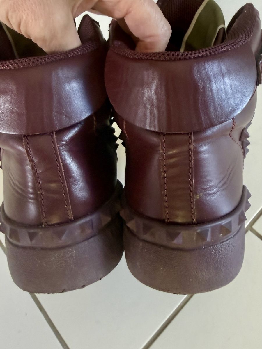 Valentino Damenschuhe: Valentino Rockstud Sneakerd Gr. 38 bordeauxrot 2022 – Gebraucht aus Küsnacht ZH von divarocci 3