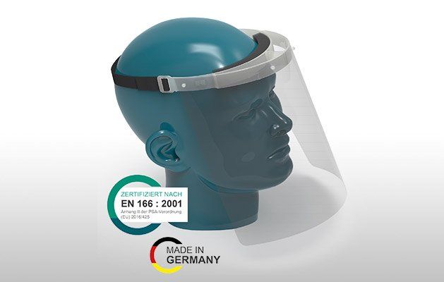 Protezione per viso e udito: Renz Gesichtsschutzschild, Made in Germany, EN166 – Nuovo e nell'imballaggio originale da Schlatt TG venduto da Yellowsky