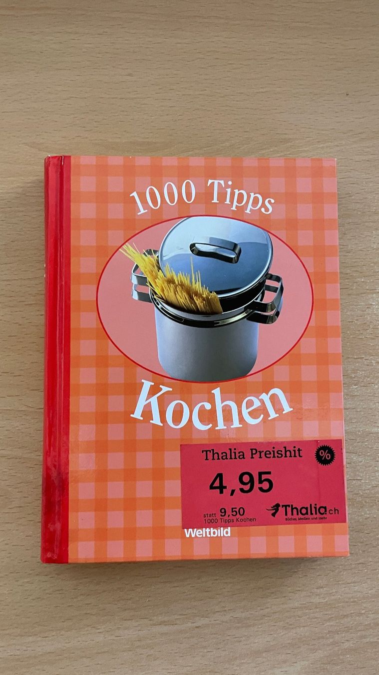 Bücher: 1000 Tipps Kochen Kochbuch – Gebraucht aus Glattfelden von cybermaxx