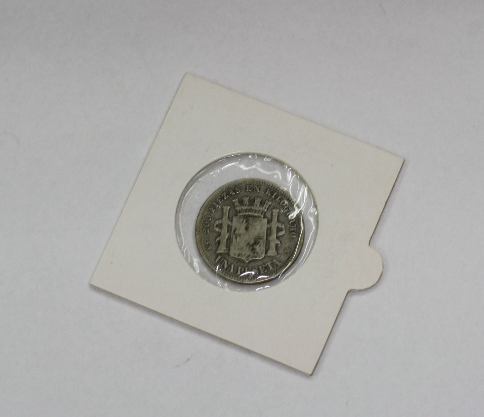 Alle Münzen: 1 Peseta 1869, Silber – Gebraucht aus Chur von Invinoveritas 1
