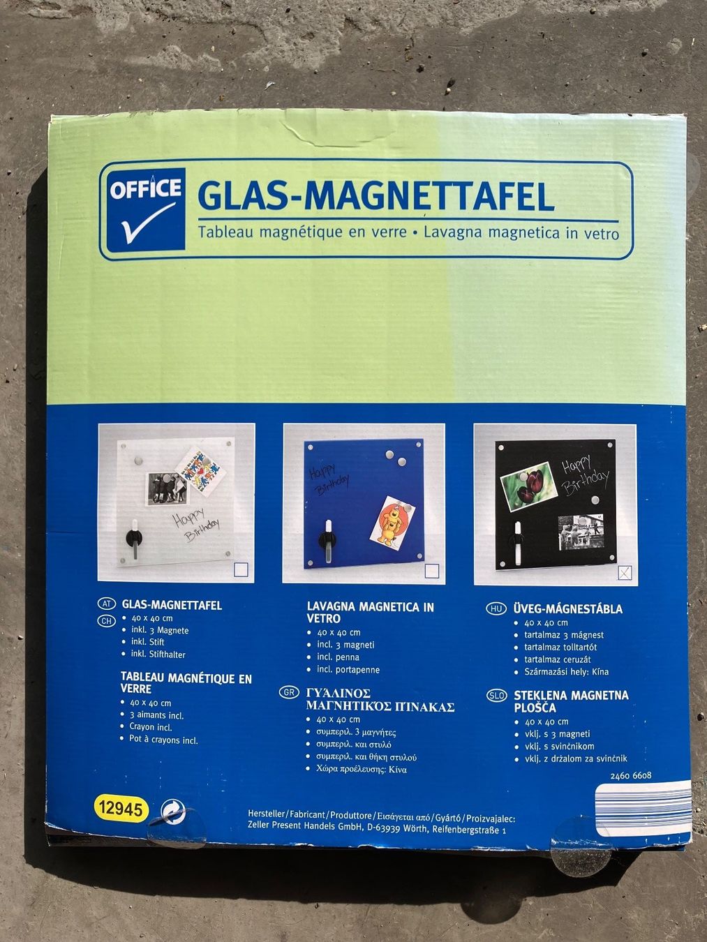 Lavagne: Glas-Magnettafel – Nuovo (secondo la descrizione) da Aarau venduto da uni_cb66 1