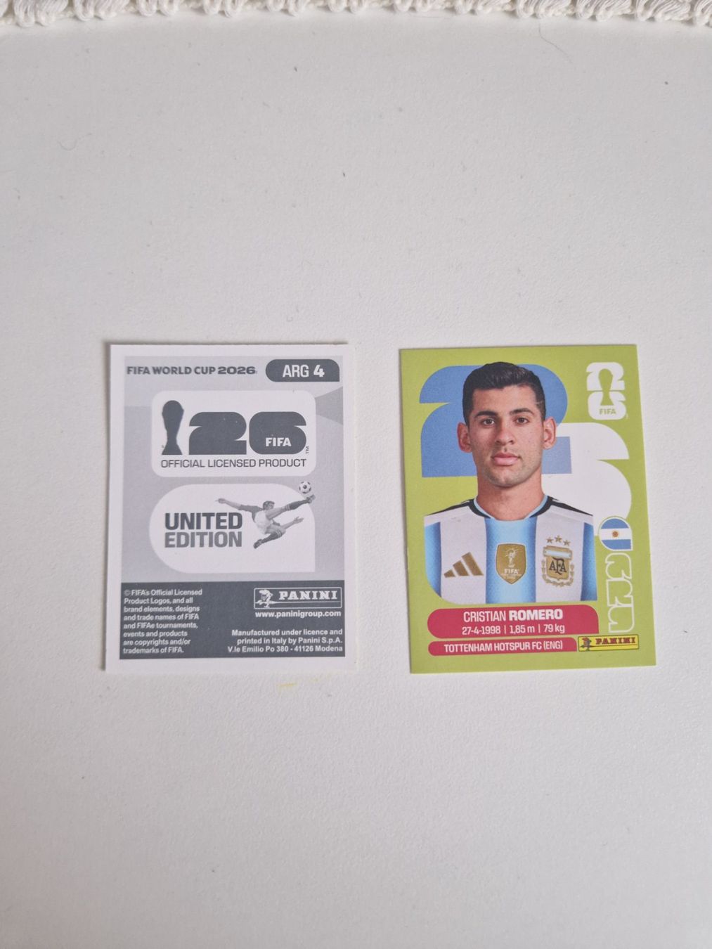 Panini Carte collezionabili: Panini Sticker ARG4 – Nuovo (secondo la descrizione) da Stüsslingen venduto da white_angel86