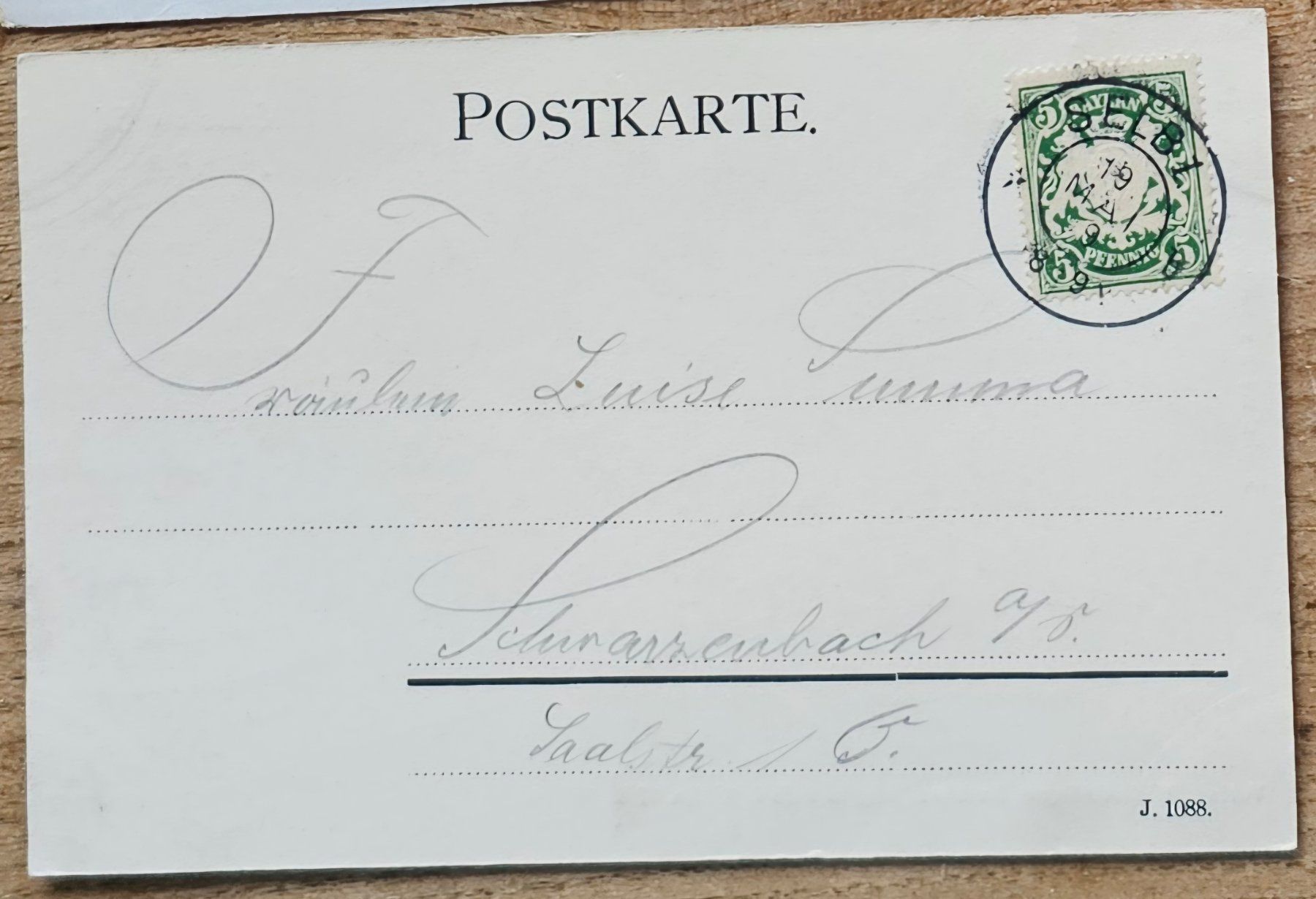 Cartoline postali: BAYERN AK Gruss aus SELB, 1909 – Usato da Les Valettes venduto da Nuba1 1