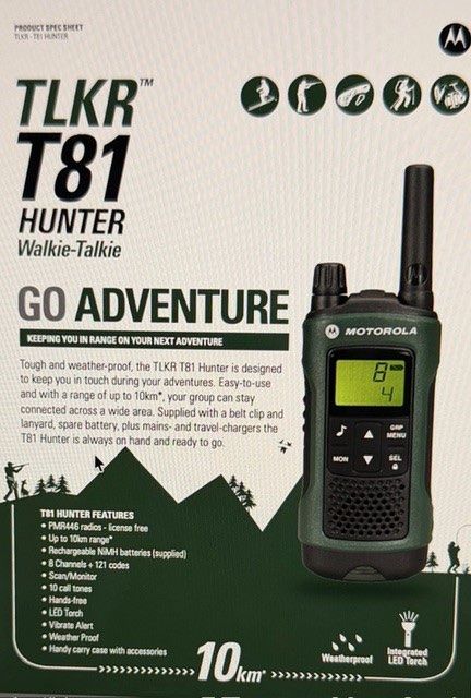 Radiocomunicazione: Motorola TLKR T81 Hunter 2er Set – Nuovo (secondo la descrizione) da Dübendorf venduto da Kerst2002 9