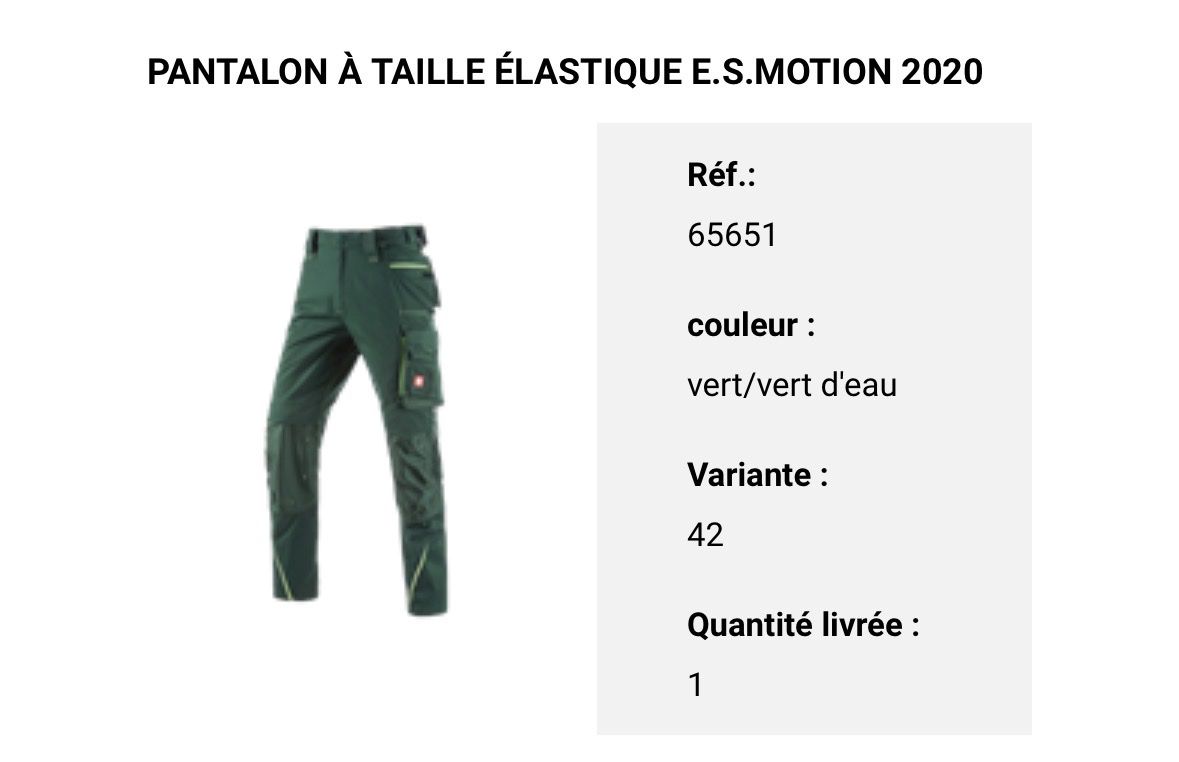Engelbert Strauss Pantalons: Pantalon homme Strauss – Neuf (Voir description) à Troistorrents par Patalax 1
