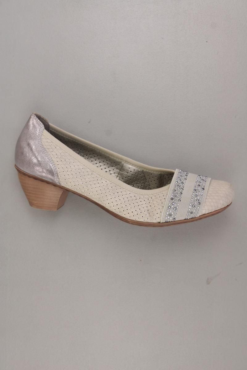 Damenschuhe: Rieker Pumps Gr. 38 neuwertig creme – Neu (gemäss Beschreibung) aus Neustadt an der Waldnaab von SecondLifeFashion
