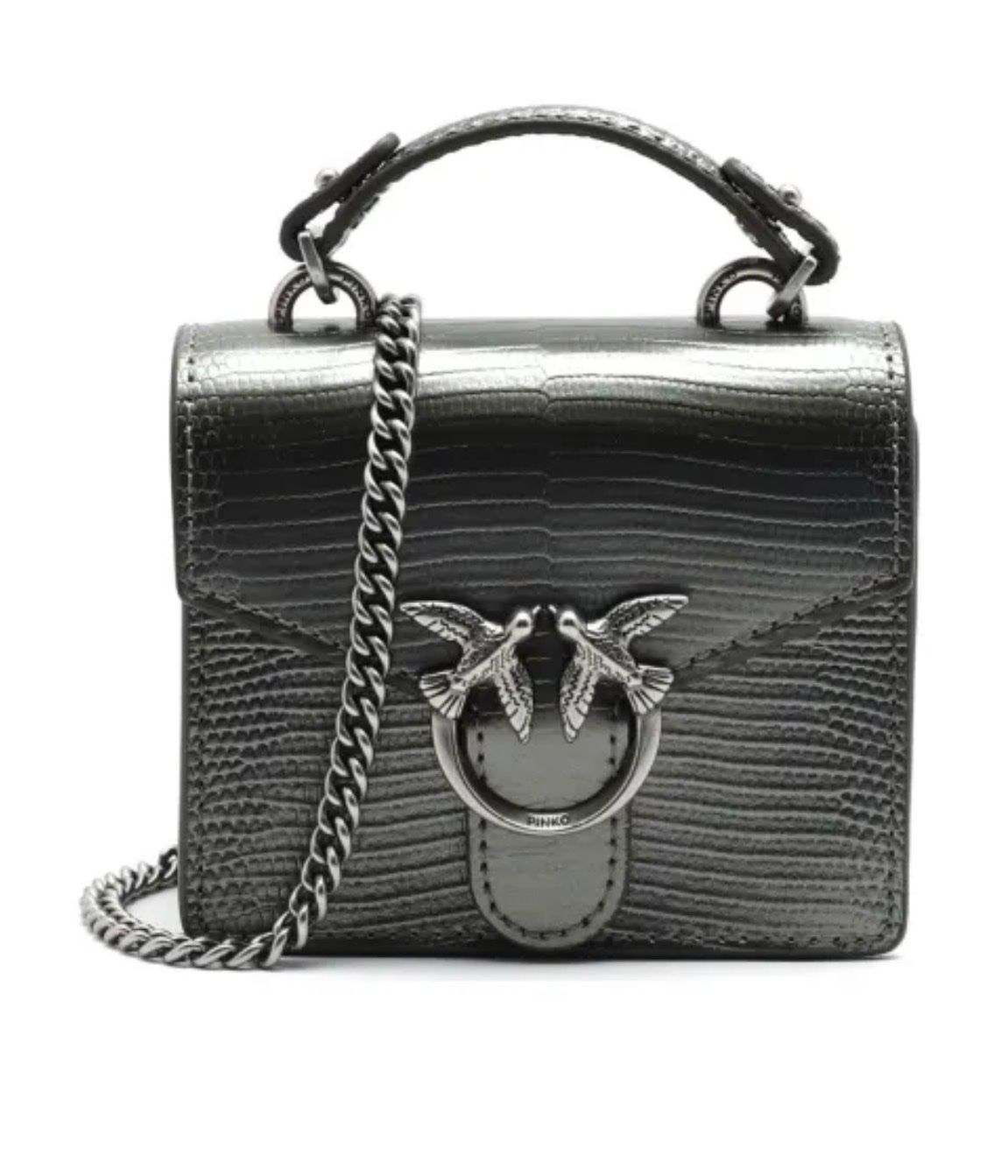 Pinko Borse da donna: Pinko LOVE MICRO TOP HANDLE LIZARD P – Nuovo e nell'imballaggio originale da Oberaach venduto da Dandy2021