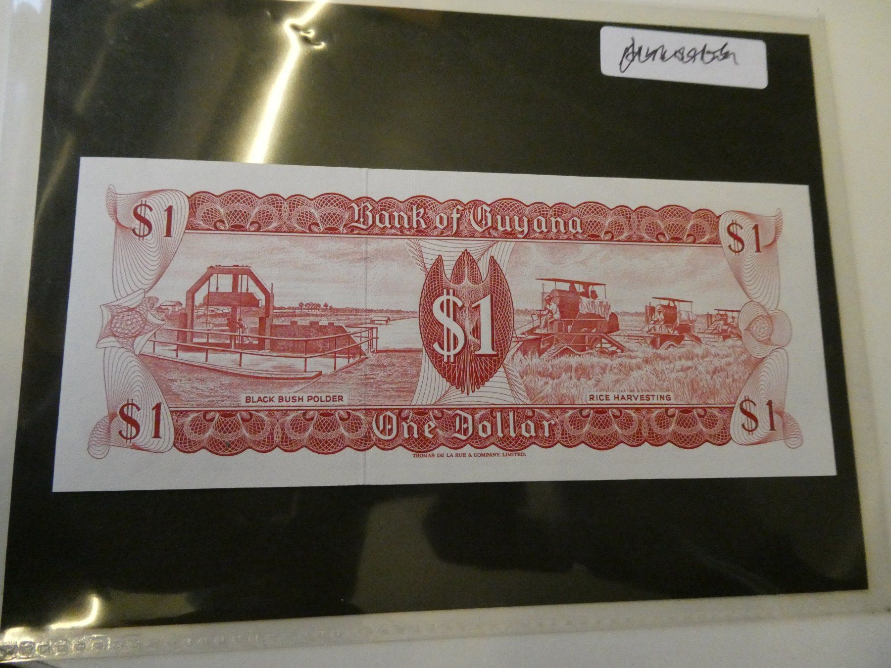 Banknoten: Guyana, alter Geldschein - ungefaltet – Gebraucht aus Hinterforst von rohusri 1