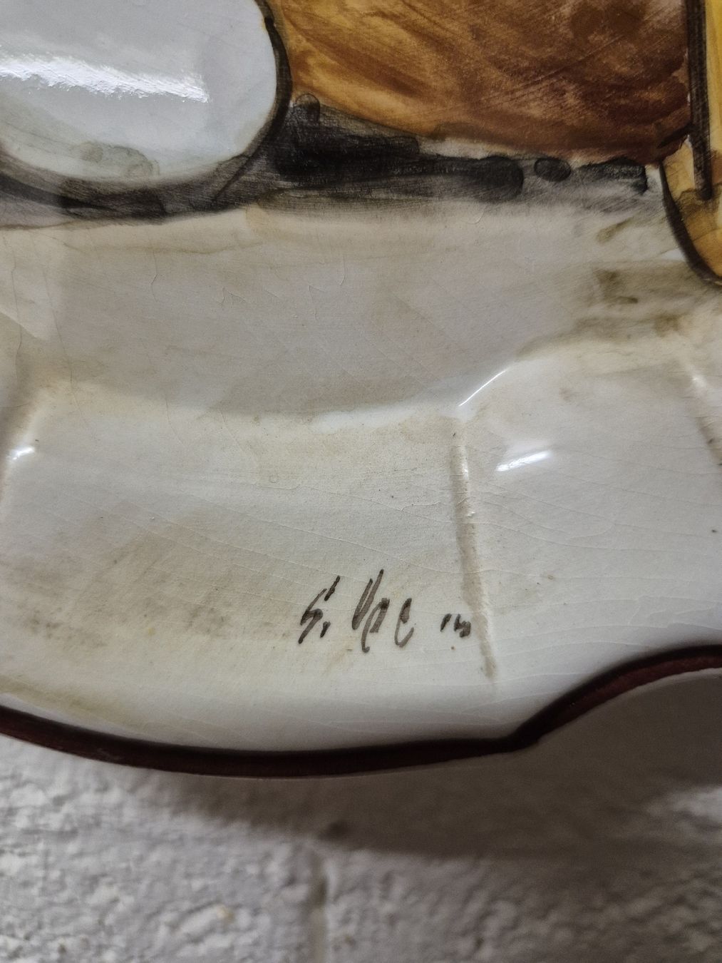 Piatti: Assiette Peinture Rare signée – Usato da Ursy venduto da RetroBebar777 1