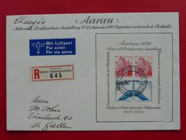 1938: W11 - Brief, Flugpost verkehrt eingesetzt, UNIKAT !?