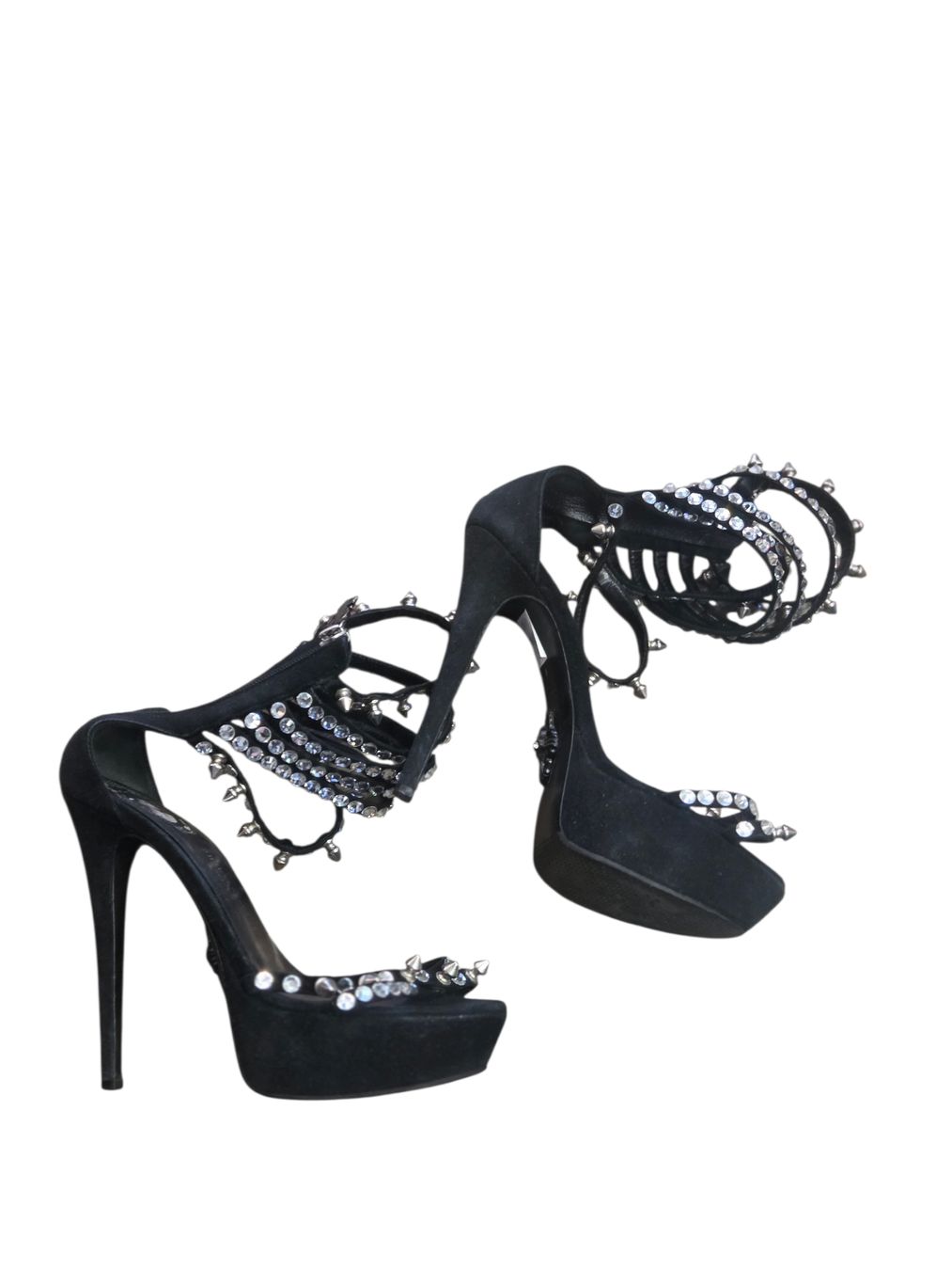 Philipp Plein Scarpe da donna: Philip Plein Suede Plato Pumps – Usato da Zürich venduto da finesse.shop 1