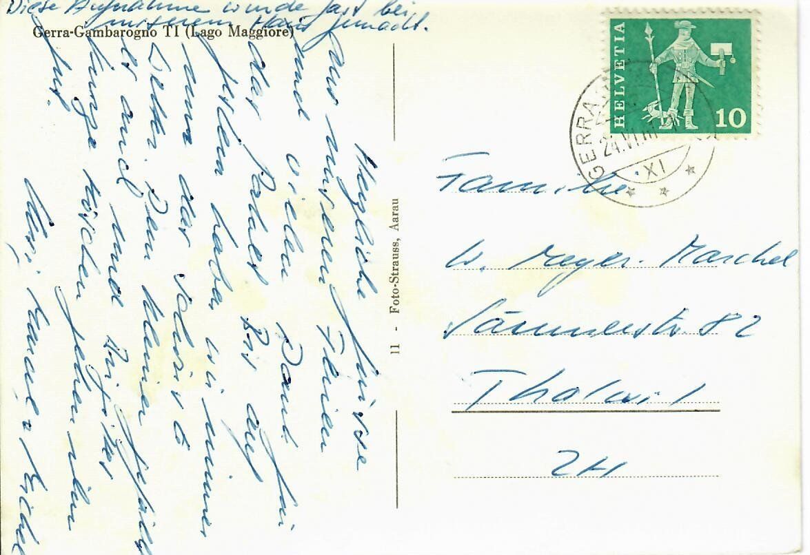 Cartoline postali: Gerra Gambarogno – Usato da Hochdorf venduto da Ziegel-16 1