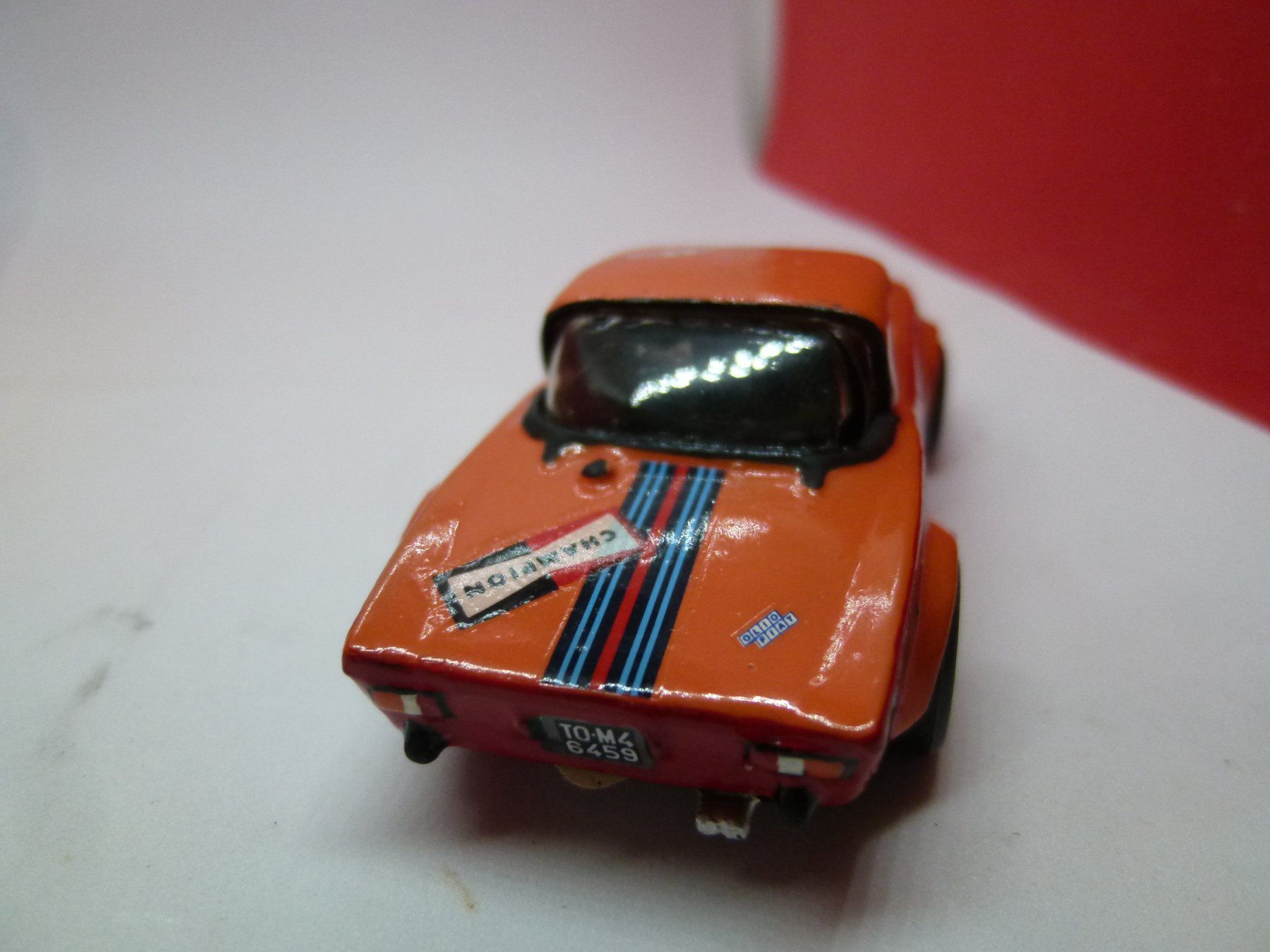 Abarth Modellautos: Fiat 124 ABARTH -orange -Rallye - nicht perfekter Bausatz – Gebraucht aus Reiden von mondial2 3