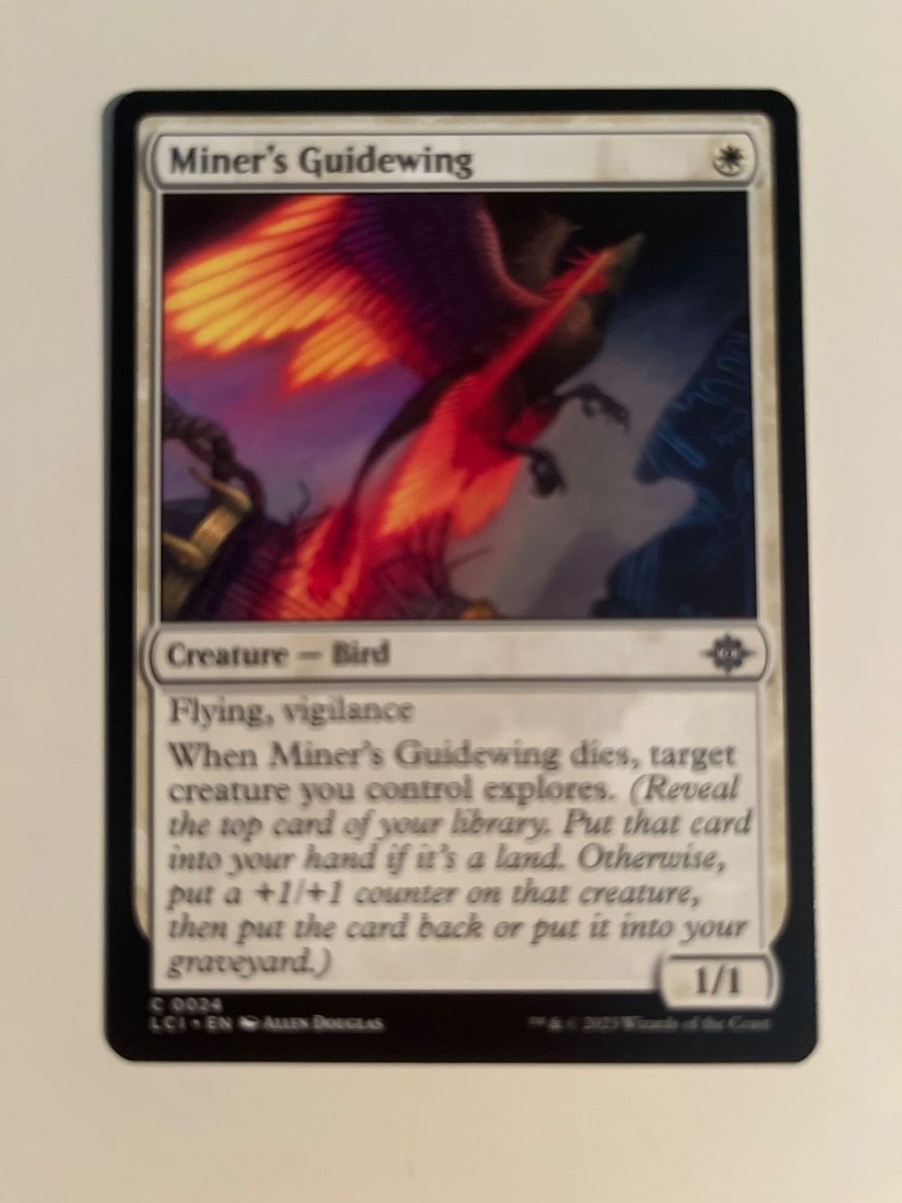Magic The Gathering Carte collezionabili: 1 x Miner's Guidewing - Magic: The Gathering - MtG – Usato da Kriens venduto da Shadi1980